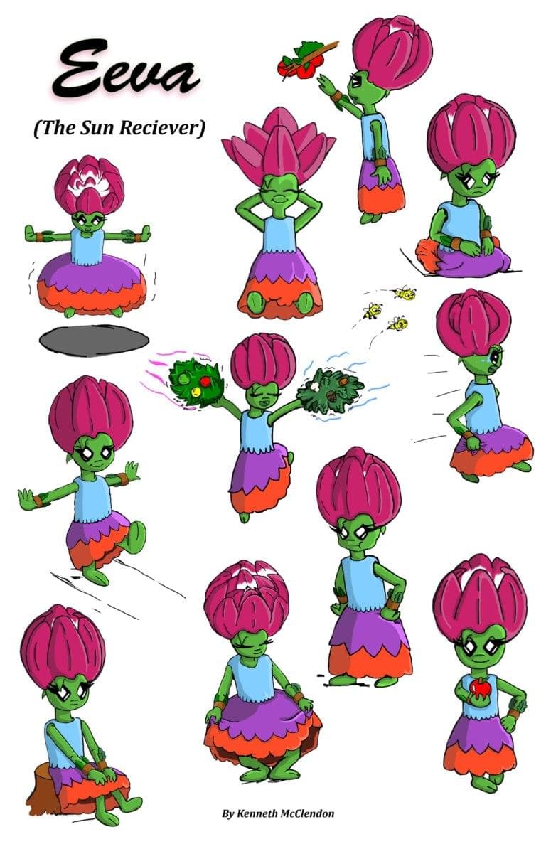 Eeva the Sun-Reciever (Post Gaurdian) Eeva Game Hero Quest