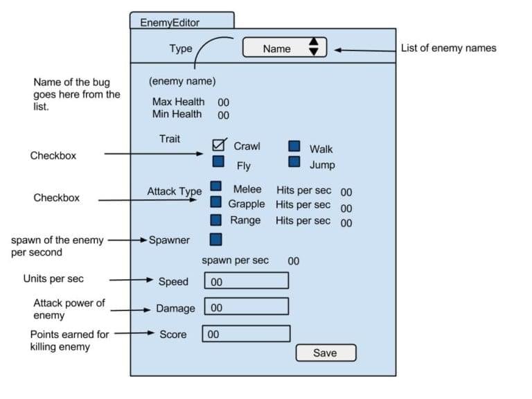 Enemy UI Tool Design