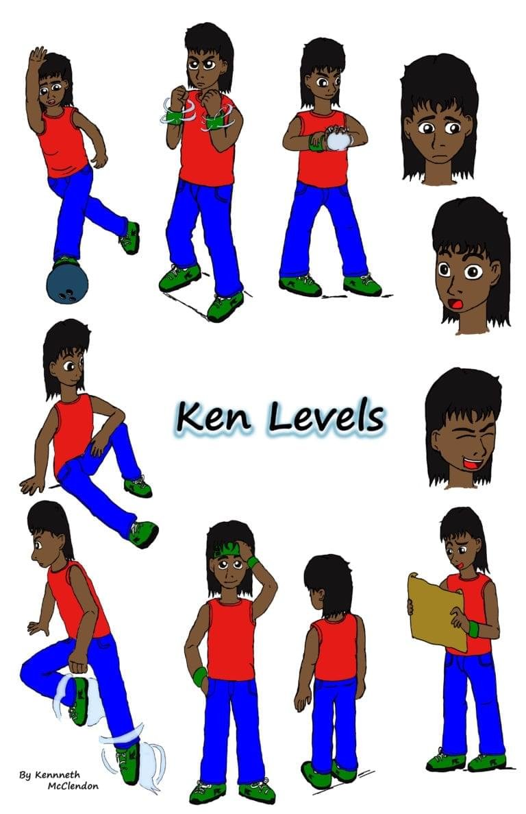 Ken Levels (Main Protagonist) Ken Levels Game Hero Quest