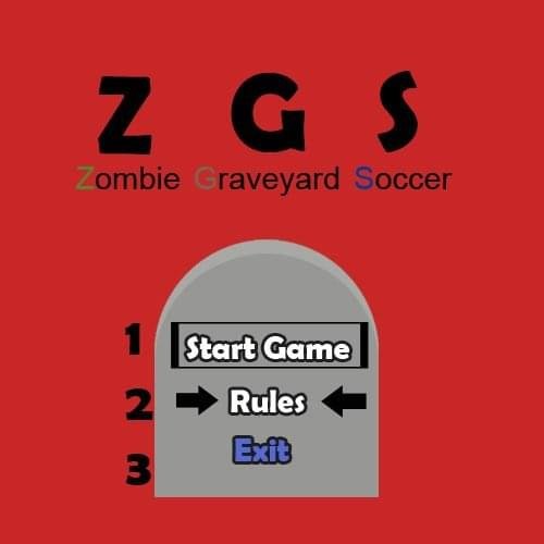 ZGS Start Screen ZGS Start Screen